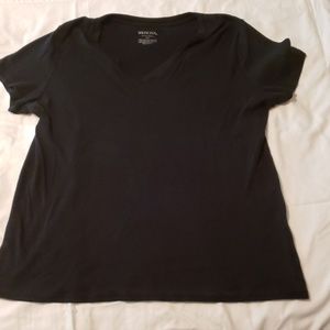 Black v-neck